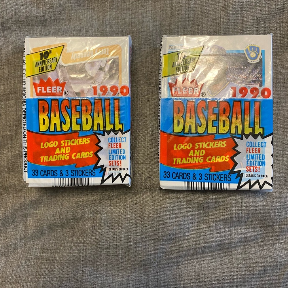 1999 fleer baseball cards. Unopened packs